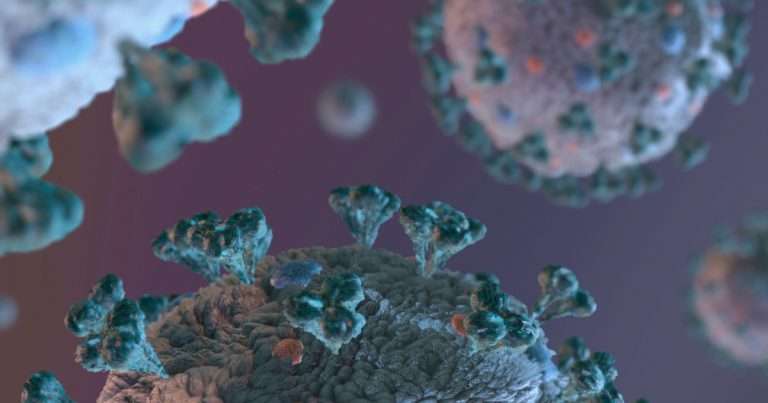 Ingrandimento Covid-19 Coronavirus