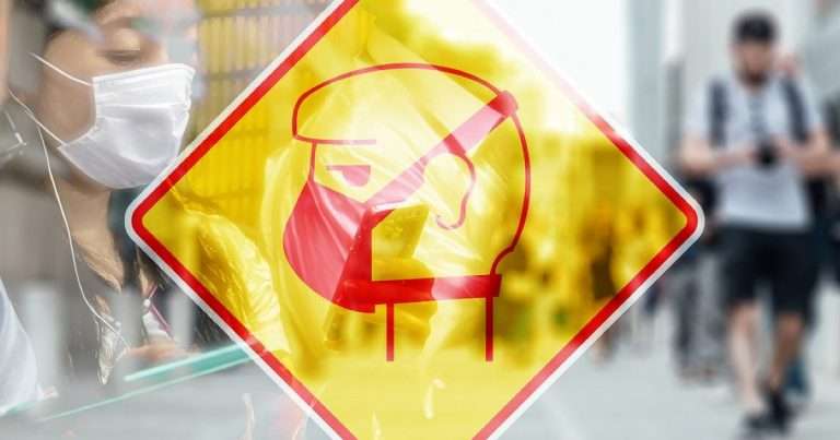 indica utilizzo di mascherina anti coronavirus