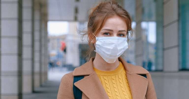 woman mask - radio wellness