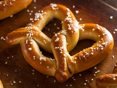 il pretzel è un cibo ricco di sale