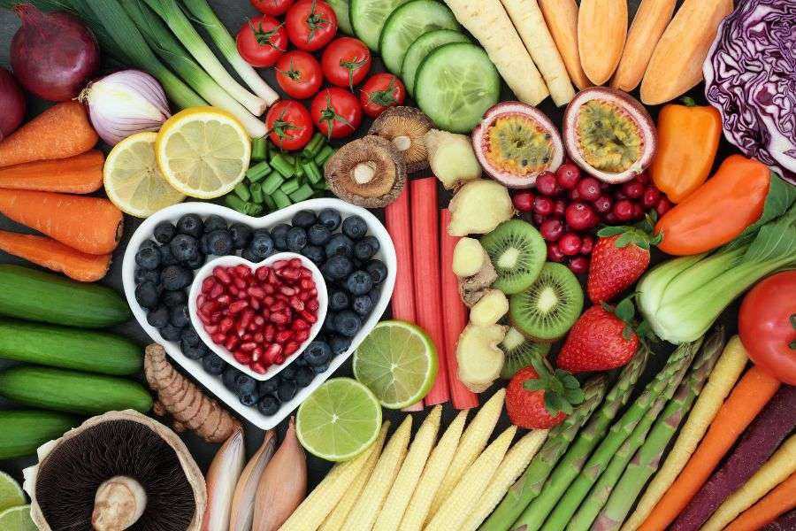 Frutta e verdura amiche della salute