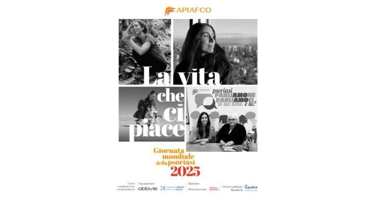 locandina campagna la vita che ci piace - psoriasi