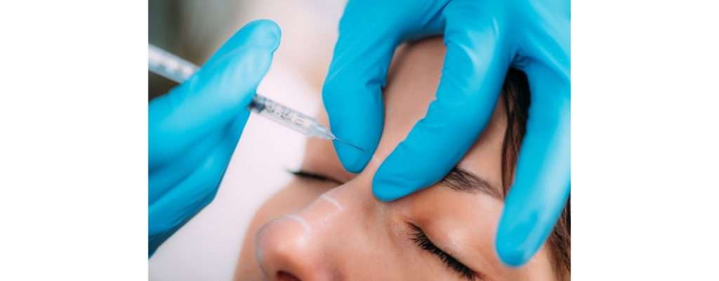 iniezione di filler al viso