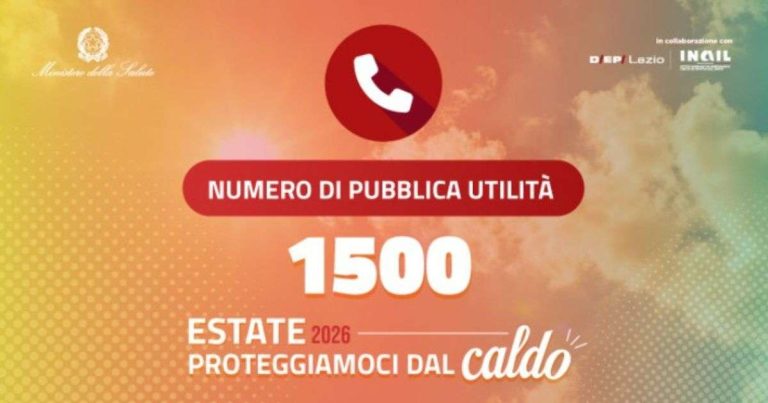 numero del ministero della salute per ondate di calore